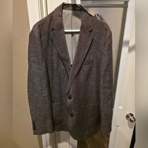 Brand New Taylor Stitch Brown Linen Suit 40R 33x30